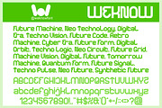 Rewrite Future font, a Sans Serif Font by weknow (Thumbnail 5 of 8)