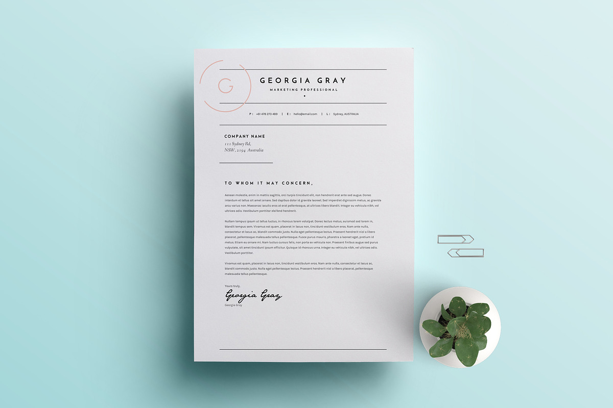 Resume Template 3 Page | CV Template, a Resume Template by The Template Depot (Photo 3 of 5)