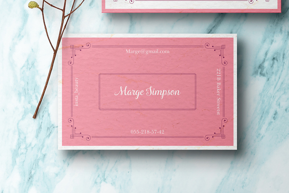 Business Card Beauty Salon, a Business Card Template by Midgardians (Photo 3 of 3)