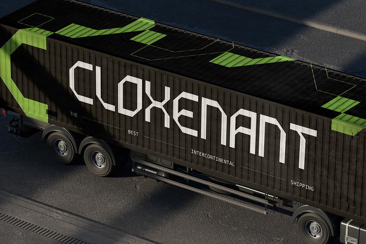 Clexon - Futuristic Geometric Font, a Sans Serif Font by CuratedType Studio (Photo 10 of 11)