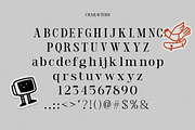 Eonique Modern Serif Display Font, a Serif Font by Rasio Studio (Thumbnail 2 of 7)
