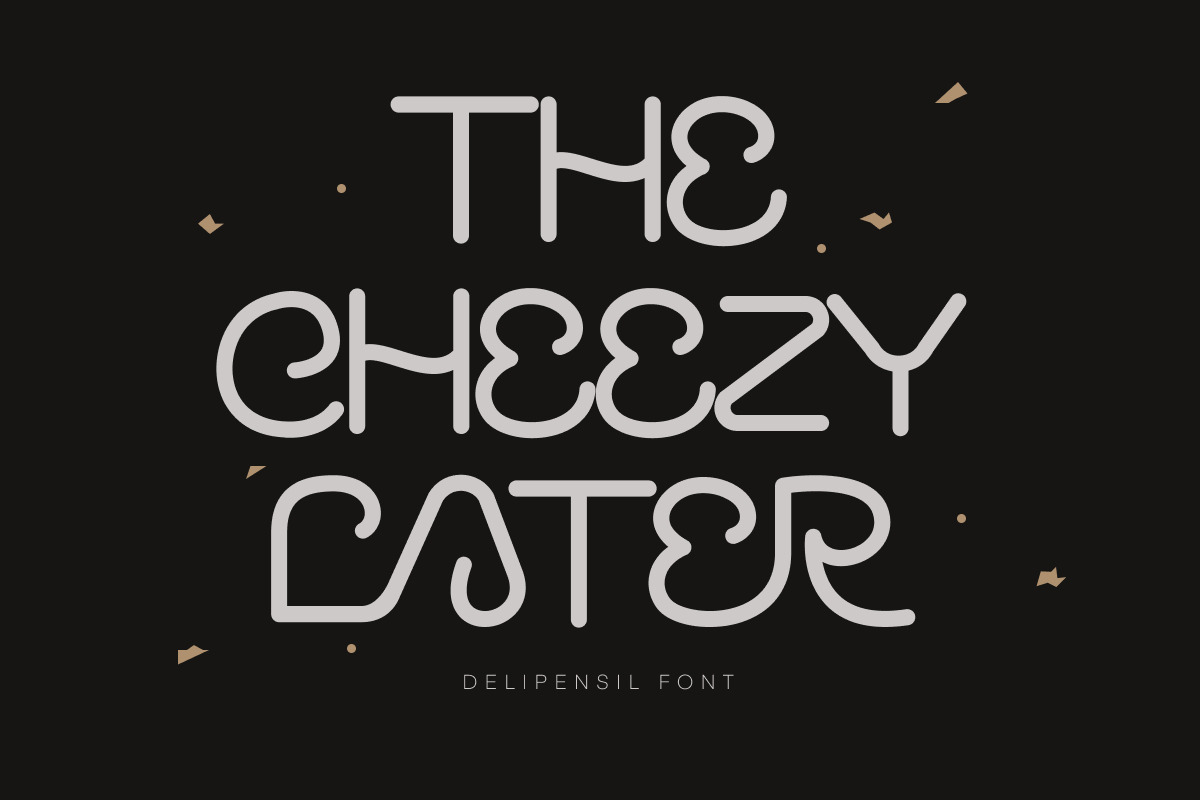 Cheezy - Rounded Modern Typeface, a Sans Serif Font by delipensil (Photo 11 of 11)