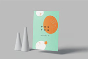 Floating Portrait Poster Mockups, an Advertising Mockup by megostudi0 (Thumbnail 6 of 6)