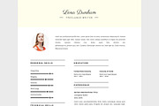 Writer Resume Template /CV, a Resume Template by Resume21 (Thumbnail 4 of 5)