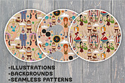 Vintage circus, an Education Illustration by tamara.comotomka (Thumbnail 4 of 4)