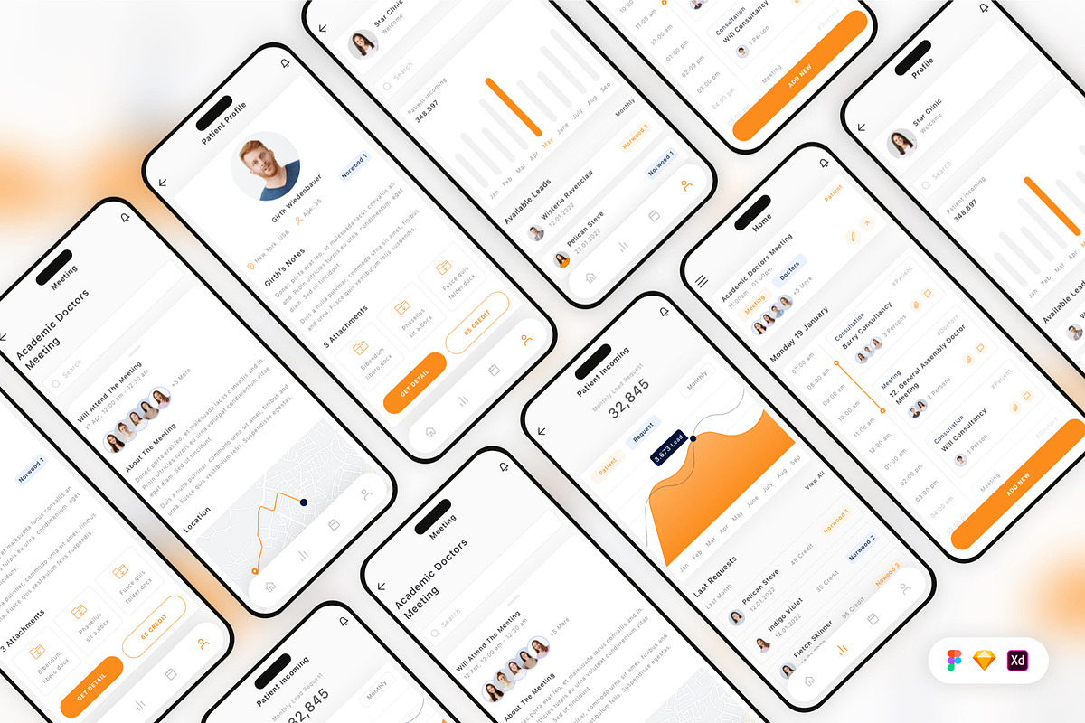 Mobile Dashboard App UI Kit, an UI Kit Template by Betush