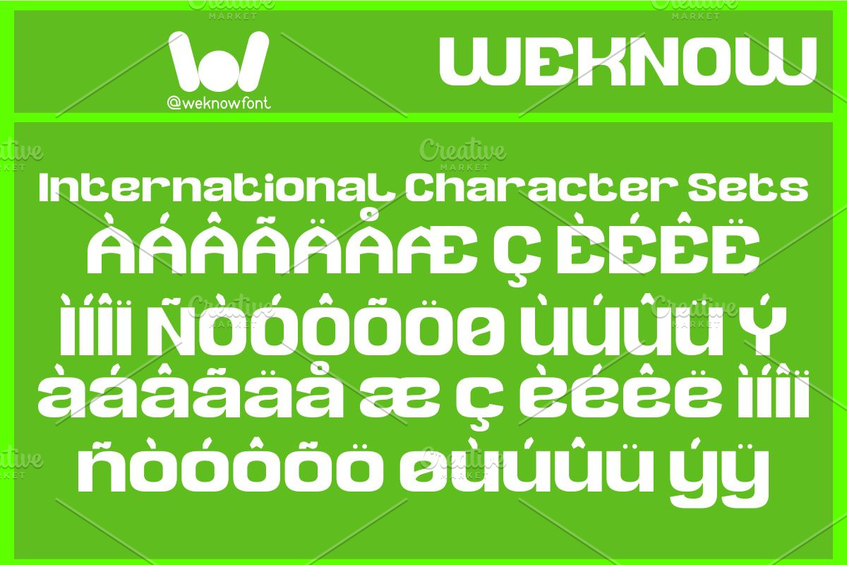 Big Smile Font, a Sans Serif Font by weknow (Photo 8 of 8)