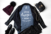 T-Shirt Mockup Bundle Bella Canvas, a Shirt Mockup by lock and page (Thumbnail 41 of 71)