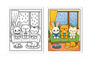 Warm & Happy Spaces Coloring Book, a Decorative Illustration by Design Station (Thumbnail 6 of 7)