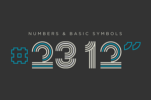 0261 - Numbers Font