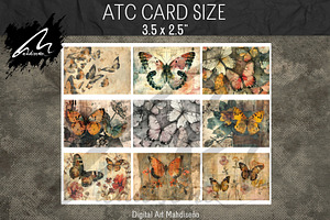 Shabby Butterfly Ephemera Kit