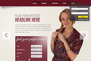 Dating Landing Page Template, a Landing Page Template by don_2mba (Thumbnail 4 of 5)