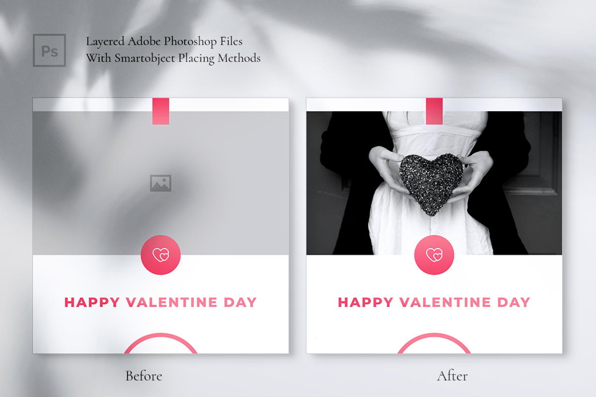 Happy Valentines Day Instagram Post, a Social Media Template by Rahardi Creative (Photo 5 of 6)
