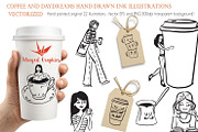 Hand drawn 22 coffee illustrations, a Food Illustration by Winged Graphics (Thumbnail 3 of 5)