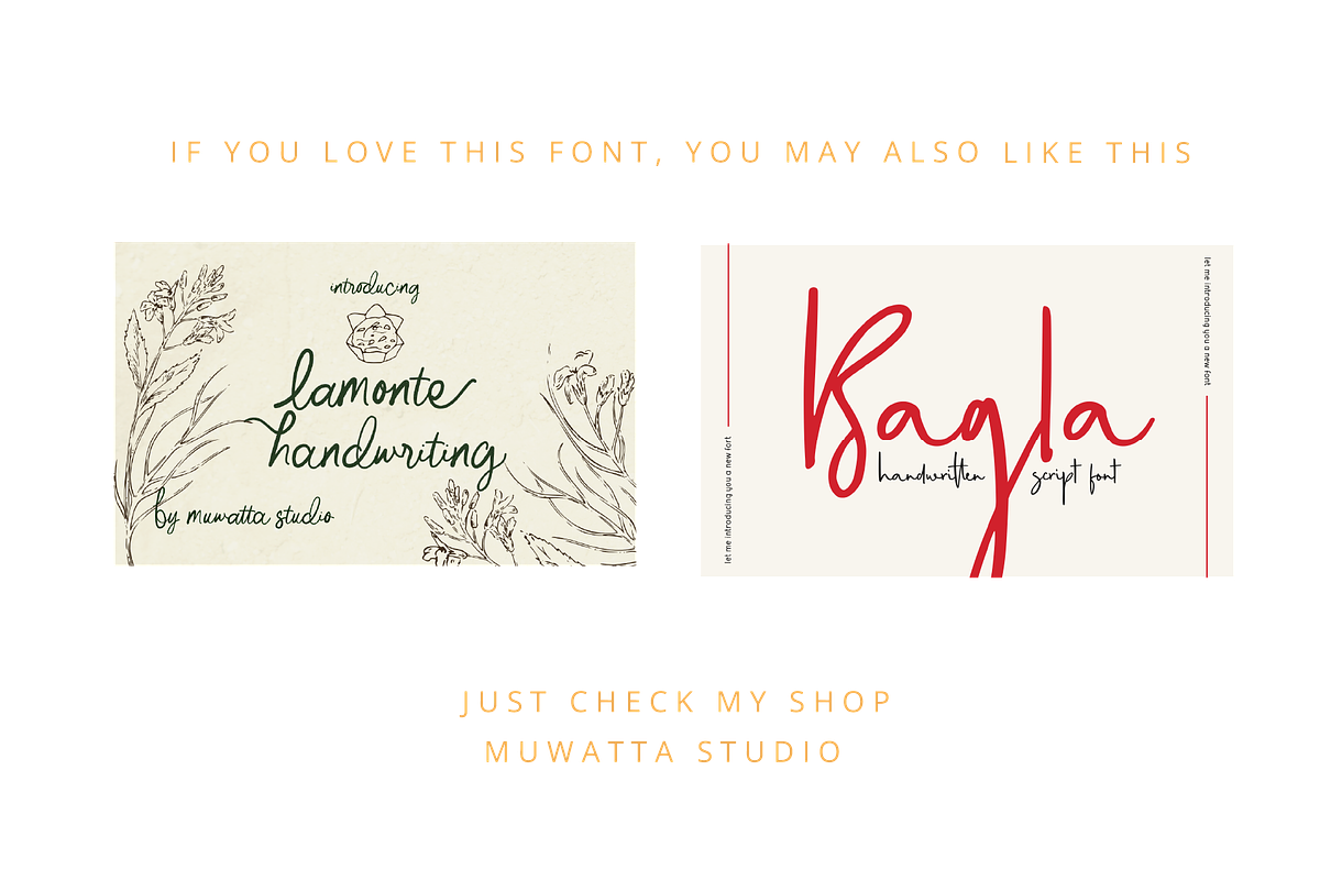 De Golden Script, a Script Font by Muwatta Studio (Photo 11 of 11)