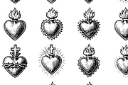 Vintage Sacred Heart, an Object Graphic by RT Studio (Thumbnail 3 of 3)