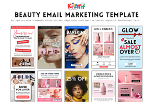 Beauty Brand Email Marketing, a Templates & Theme by wekreatif