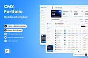 Portavia - CMS Portfolio Dashboard, a Websites & App Template by SLAB! Design (Thumbnail 1 of 4)
