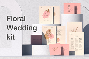 Floral Boho Wedding Invitation