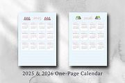 2025 CALENDAR CANVA TEMPLATE, a Stationery Template by The Little Lily Studio (Thumbnail 2 of 5)