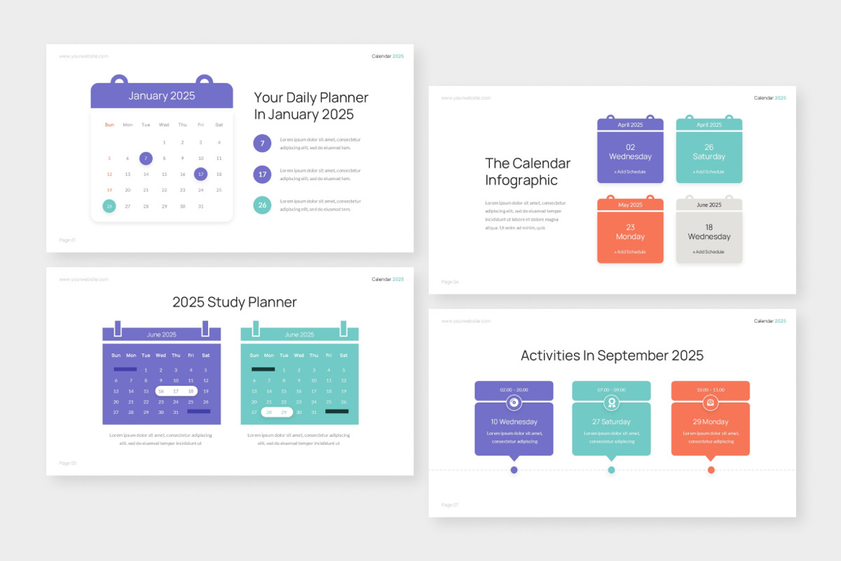 2025 Calendar Infographic Keynote, a Presentation Template by Antstheme (Photo 2 of 2)