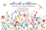 Floral watercolor set, clipart., a Decorative Illustration by Larisa Maslova (Thumbnail 1 of 13)