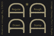Akalime Vintage, a Sans Serif Font by Craft Supply Co. (Thumbnail 4 of 8)