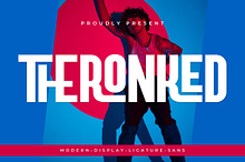 Theronked - Modern Ligature Sans