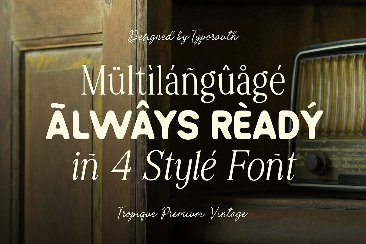 Tropique | Vintage Chic Font Pack, a Handwritten Font by Typoraith Co (Photo 9 of 11)