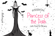Princess of the Dark, a Script Font by Alexander Tiunov (Thumbnail 1 of 7)