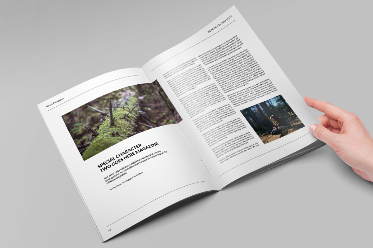Minimal Magazine, a Magazine Template by Firtana (Photo 4 of 13)