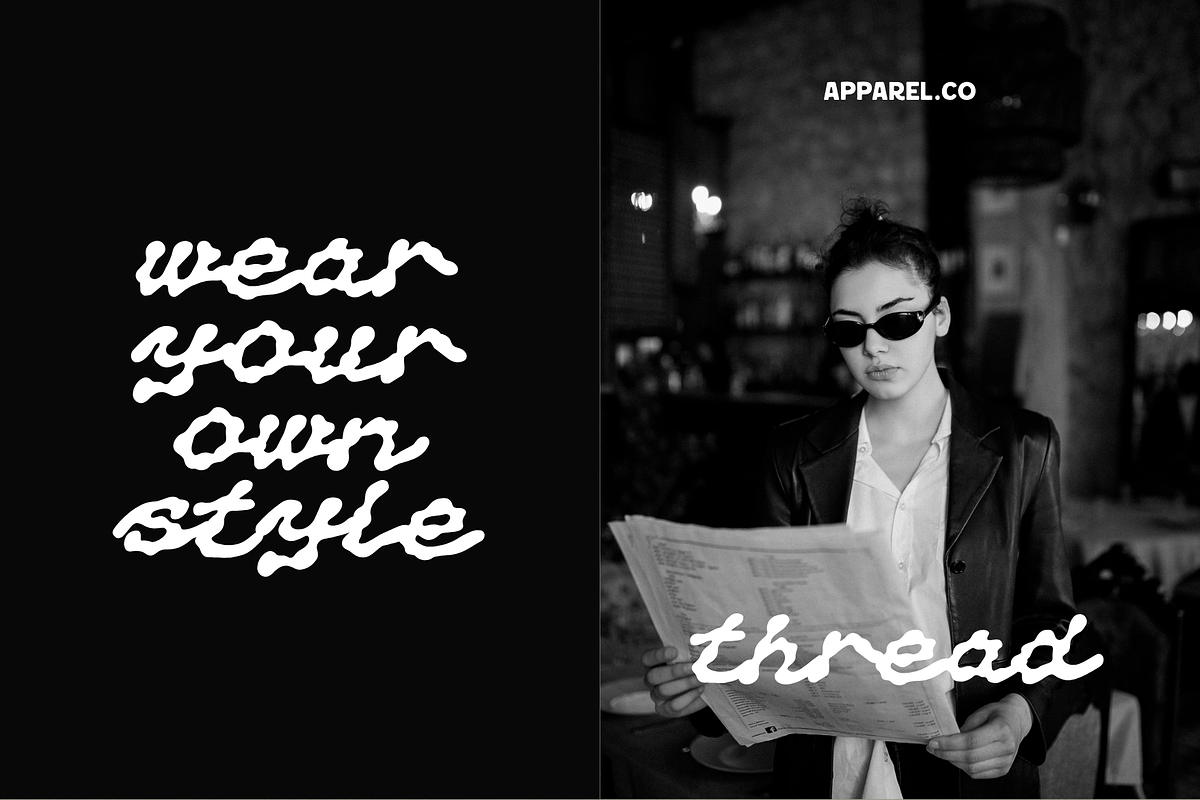 Nortley Organic Street Display Font, a Script Font by Creacy Studio (Photo 4 of 9)