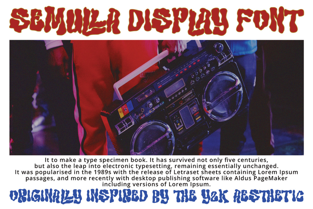 Semulla - Trippy Liquid Font, a Handwritten Font by tebaltipislab (Photo 4 of 10)