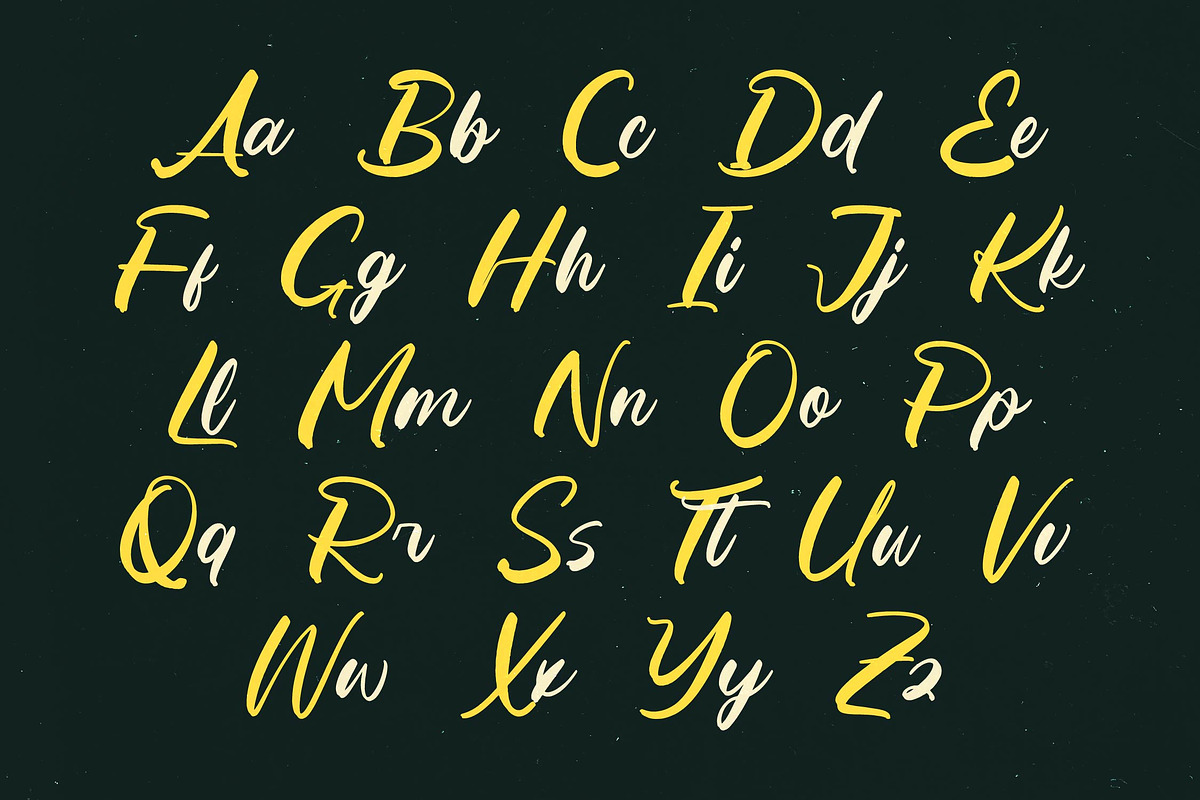 Matric Bunker Bold Brush Font, a Script Font by Letterena Studios Script (Photo 9 of 20)