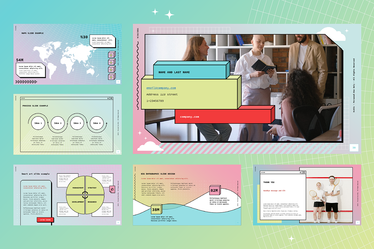 Retro UI Gamer - PowerPoint Template, a Presentation Template by chio.design - Khalay Chio (Photo 7 of 7)