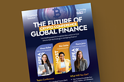 Crypto Conference Flyer, a Flyer Template by MMPixelCraft (Thumbnail 3 of 4)