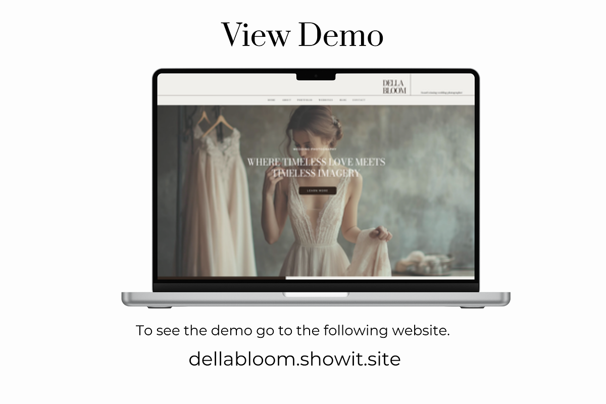 Showit Photography Website Template, a WordPress Template by Sara Martin Designs (Photo 3 of 6)