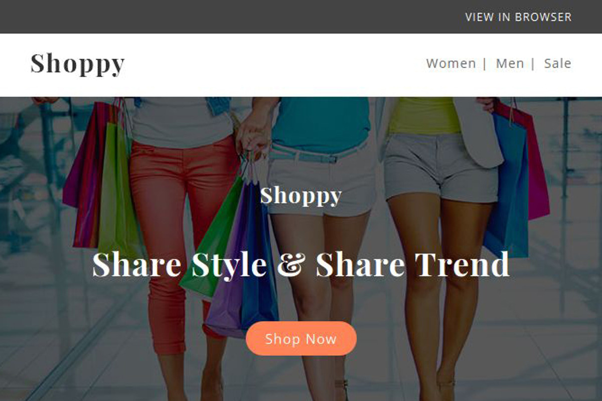 Shoppy- Responsive Email Template, an Email Template by Pennyblack Templates (Photo 2 of 2)