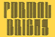 Sazzle Bricks, a Sans Serif Font by Craft Supply Co. (Thumbnail 2 of 8)