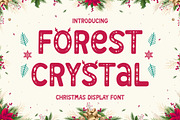 DT Forest Crystal - Christmas font, a Symbol Font by Dryy.type (Thumbnail 1 of 8)