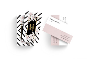 Luxury Floral Business Card v1.1, a Business Card Template by RCDesigns
