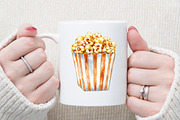 Junk Food Watercolor Clipart, an Illustration by Sublimation Artist (Thumbnail 5 of 6)