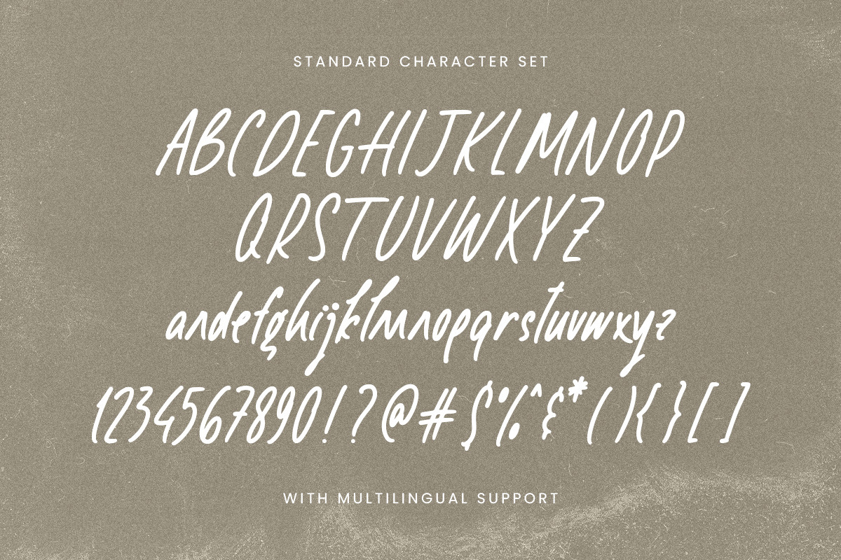 Smile Brightly Handwritten, a Handwritten Font by Letterhend Studio (Photo 8 of 9)