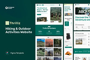 Hiking & Outdoor Activities Website, an UI Kit Template by peterdraw (Thumbnail 1 of 7)