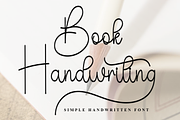 Book Handwriting, a Handwritten Font by InermediaSTUDIO (Thumbnail 1 of 8)