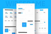Wireframe Landing Page Template, a Landing Page Template by ContestDesign (Thumbnail 1 of 7)