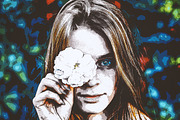 Abstract Portrait Photo Effect preview 6