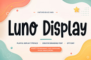 Luno Display, a Script Font by Wow Magic (Thumbnail 1 of 4)