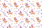 Festive Goose Party Clipart Set, an Animal Illustration by the_myro (Thumbnail 7 of 17)