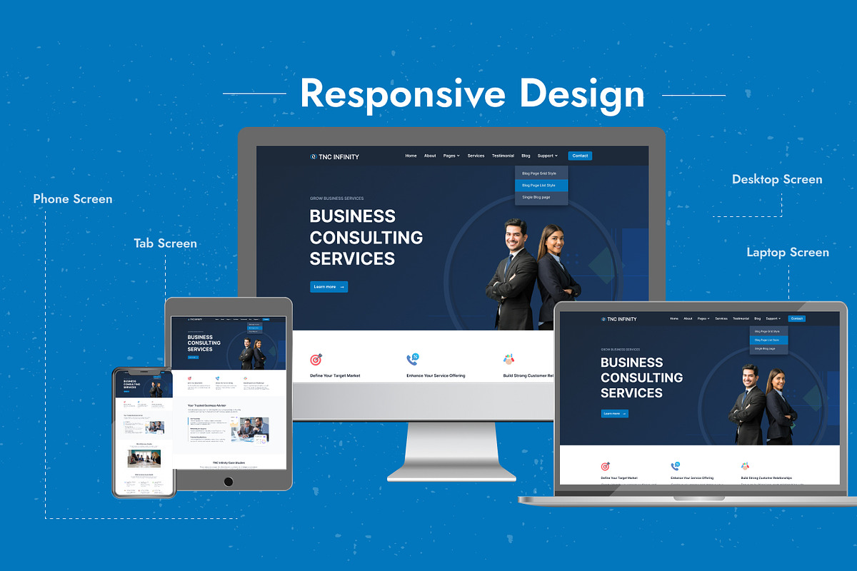 TNC Infinity, Business HTML Template, a HTML Template by TNCFlow (Photo 2 of 5)